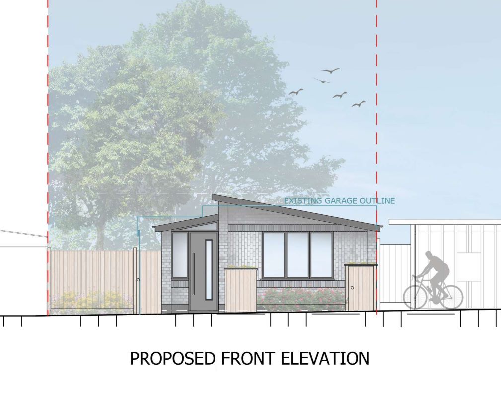 Building plot to the rear of 8 Valley Road, Dartford, Kent, DA1 3PJ