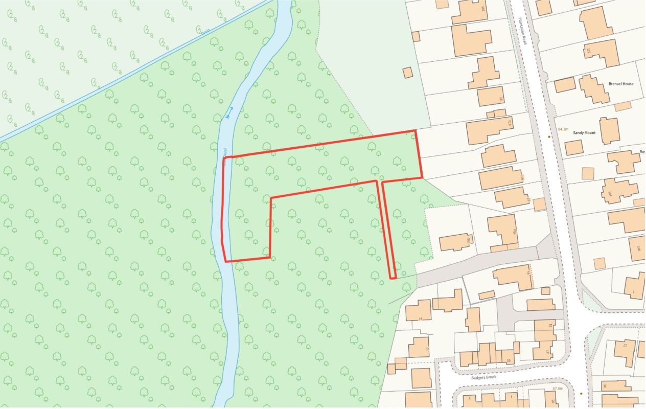 Land to the rear of 95-97B Plantation Road, Leighton Buzzard, Bedfordshire, LU7 3HJ