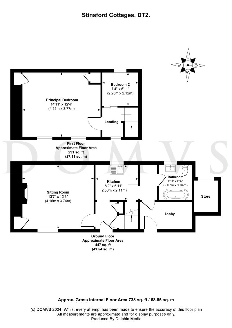 Stinsford Cottages, 2, Stinsford, Dorchester, Dorset, DT2 8PS