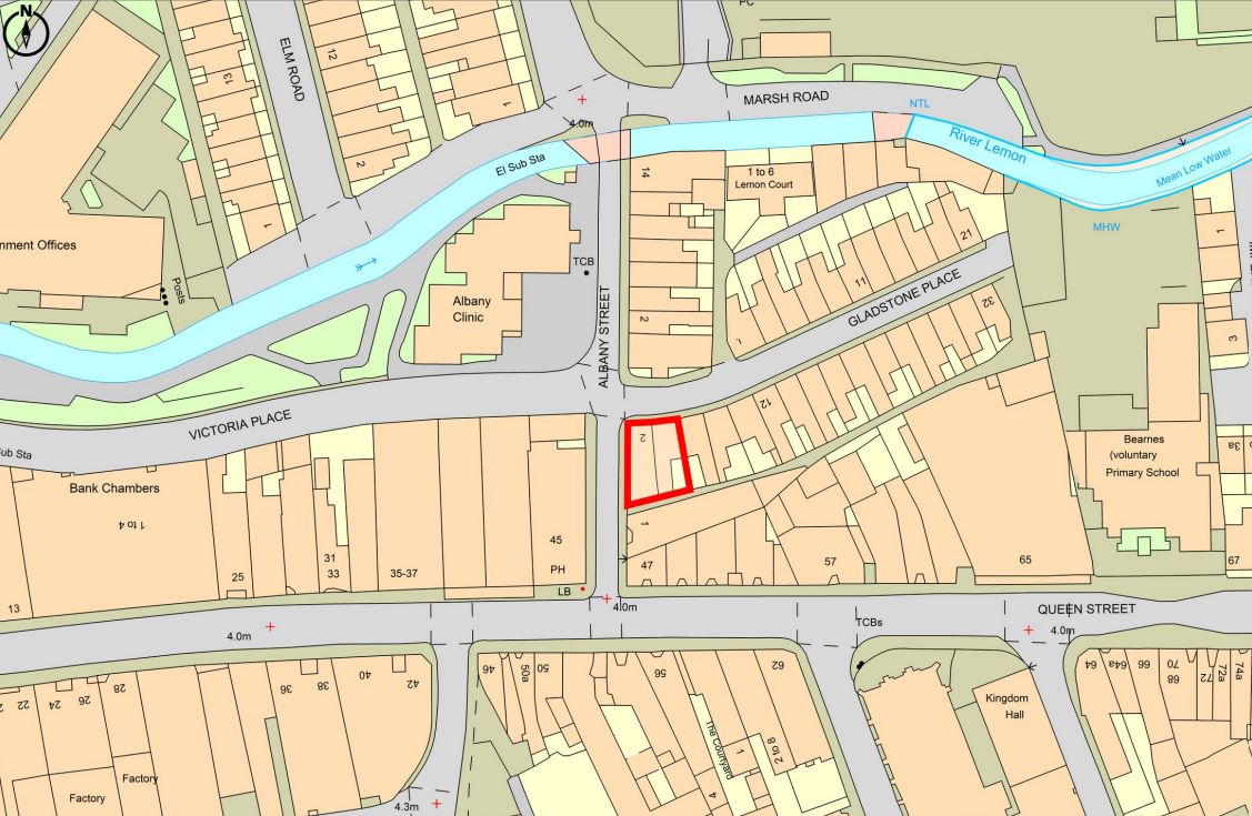 2-4 Gladstone Place Albany Street, Newton Abbot, Devon, TQ12 2AN