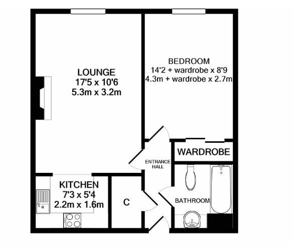 Flat 30 Valley Court, Beechwood Gardens, Caterham, Surrey, CR3 6NR