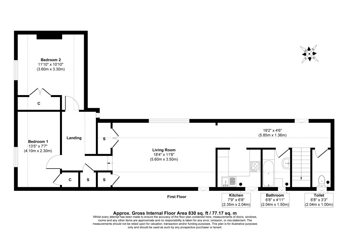 Flat 7, 21 The Causeway, Chippenham, Wiltshire, SN15 3DB