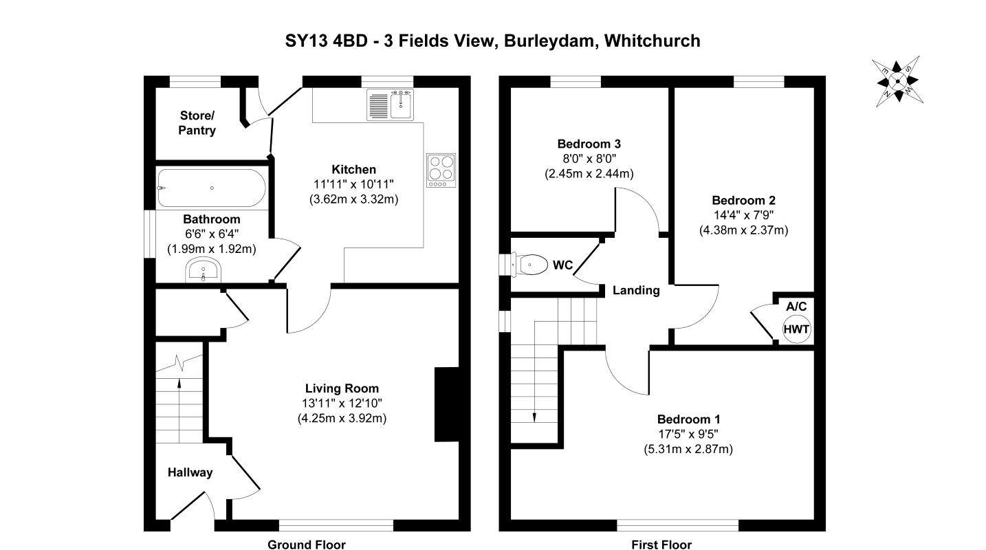 3 Fields View, Burleydam, Whitchurch, Shropshire, SY13 4BD