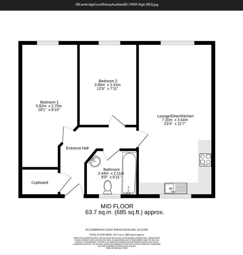 Flats 29, 30, 31 & 32 Cambridge Court, Tindale Crescent, Bishop Auckland, County Durham, DL14 9SR
