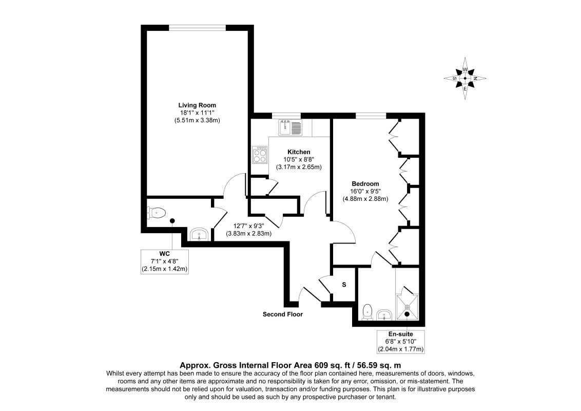 Flat 9 Ashfields, 26-30 Alma Road, Reigate, Surrey, RH2 0BZ