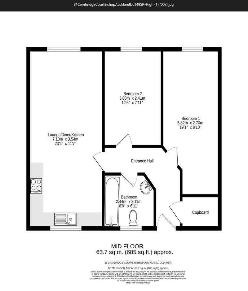 Flats 29, 30, 31 & 32 Cambridge Court, Tindale Crescent, Bishop Auckland, County Durham, DL14 9SR