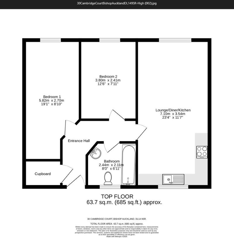Flats 29, 30, 31 & 32 Cambridge Court, Tindale Crescent, Bishop Auckland, County Durham, DL14 9SR