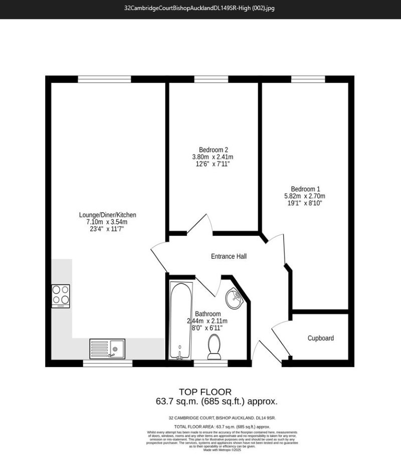Flats 29, 30, 31 & 32 Cambridge Court, Tindale Crescent, Bishop Auckland, County Durham, DL14 9SR