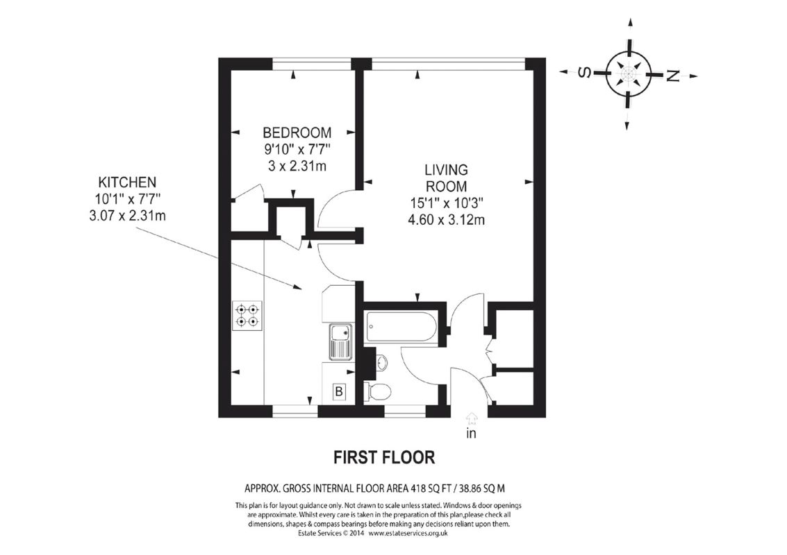 Flat 11 Tudor House, South Lynn Crescent, Bracknell, Berkshire, RG12 7LN