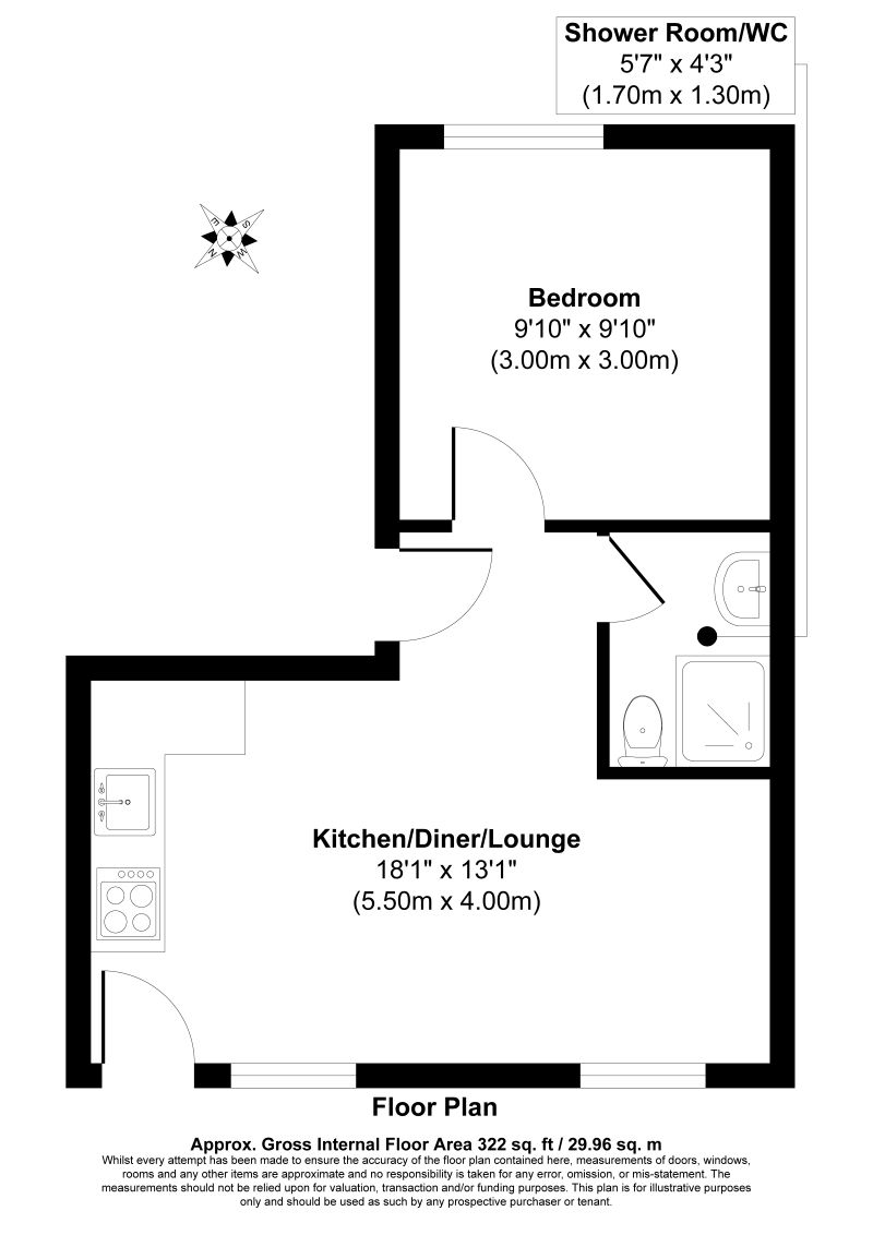 Flat 4 The Synagogue, Cliff Terrace, Treforest, Pontypridd, Mid Glamorgan, CF37 1RF