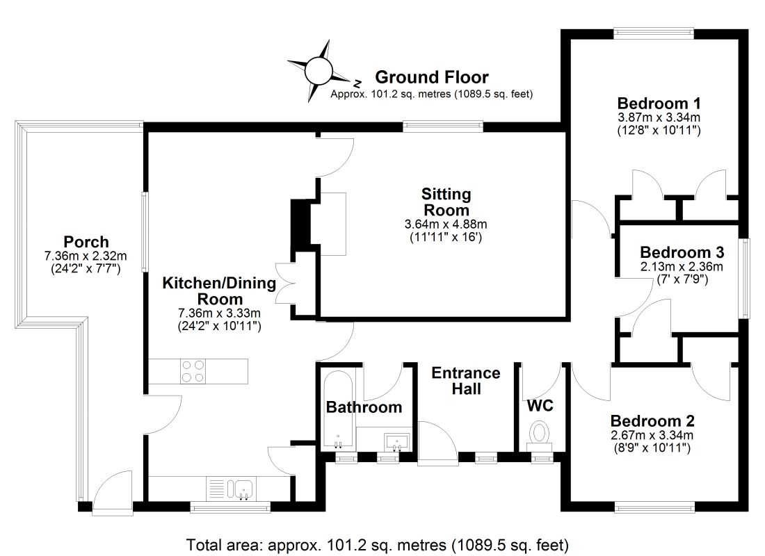 Toll Gate Bungalow, 15 Church Street, Witheridge, Tiverton, Devon, EX16 8AP