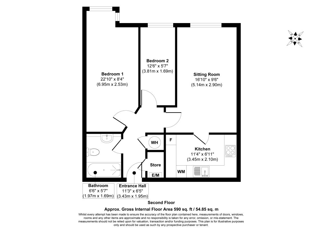Flat 50 Maytrees, 100 Fishponds Road, Eastville, Bristol, Avon, BS5 6SD