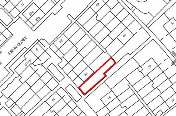Land adjoining, 28 Eskin Close, Tilehurst, Reading, Berkshire, RG30 4DU