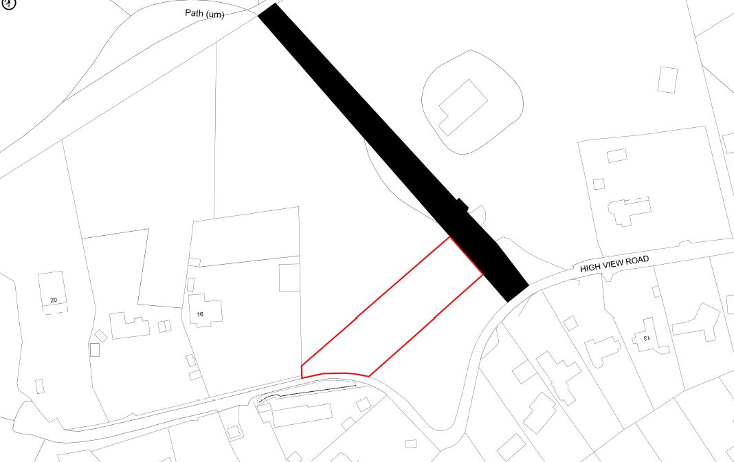 Land adjacent to 16 High View Road, Lightwater, Surrey, GU18 5YF