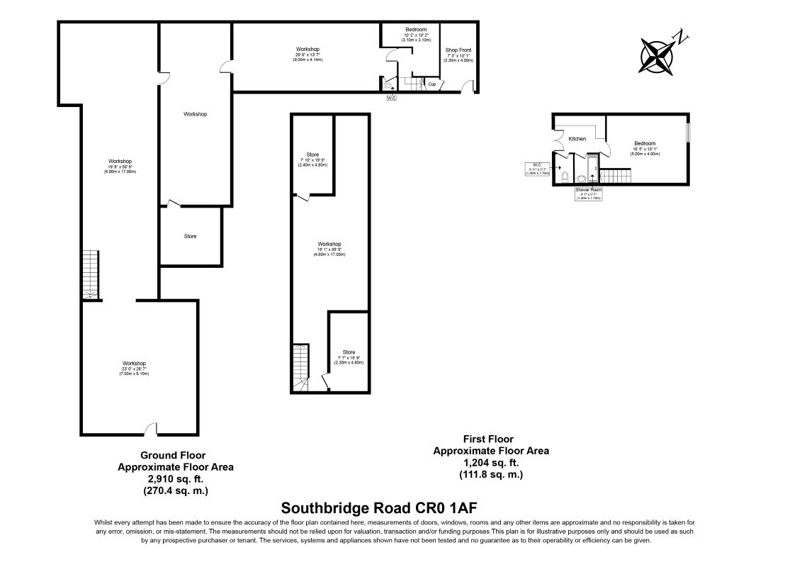 128A Southbridge Road & 21 Dering Road, Croydon, Surrey, CR0 1AF
