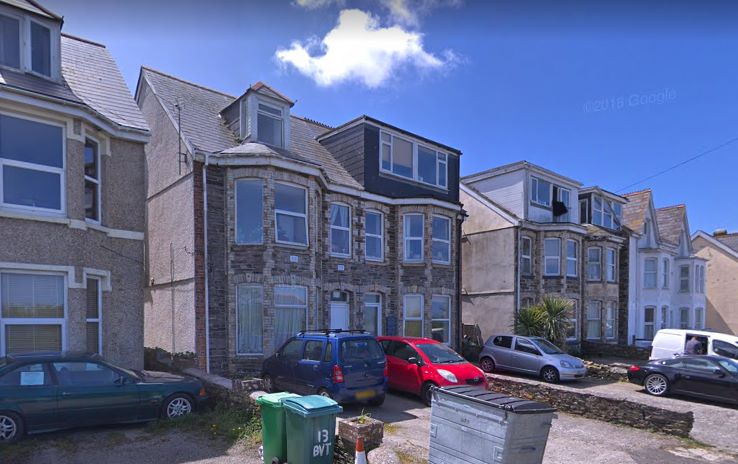 Flats 1-5, 12 Bay View Terrace, Newquay, Cornwall, TR7 2LR