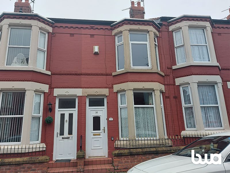 2 bedroom mid terraced house in Birkenhead Property auctions Bond Wolfe