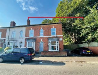 Substantial double fronted end terraced house converted into 3 self-contained flats in Birmingham