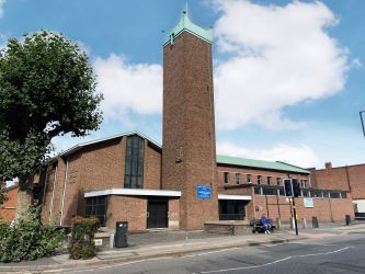 Former church building together with a self contained flat with development potential in Sparkhill