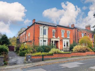 A substantial three storey detached property converted into 10 self contained flats with development potential in Moseley  