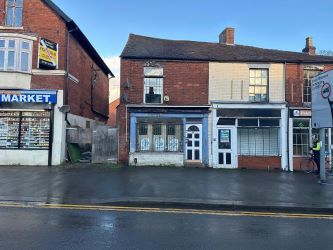 End terraced mixed use premises in Rugeley