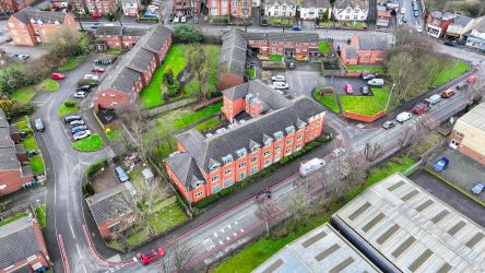 A substantial purpose built block of 18 self contained flats situated in Tipton