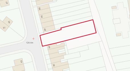 Rectangular parcel of land in Wolverhampton