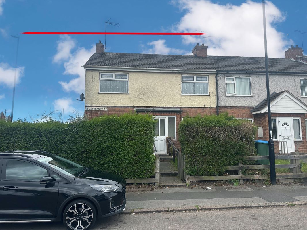 Vacant Freehold Double Fronted End Terraced Property