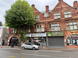 Freehold retail investment with a 4 bedroom duplex flat over in Kings Heath