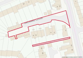 Land, paths and lock up garage yard in Coleshill