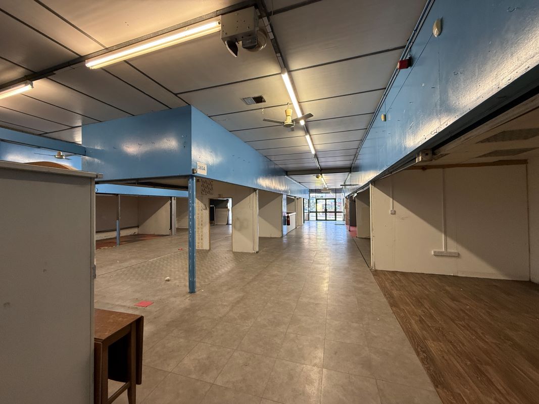 Former market hall with offices above and a single retail unit in Sedgley