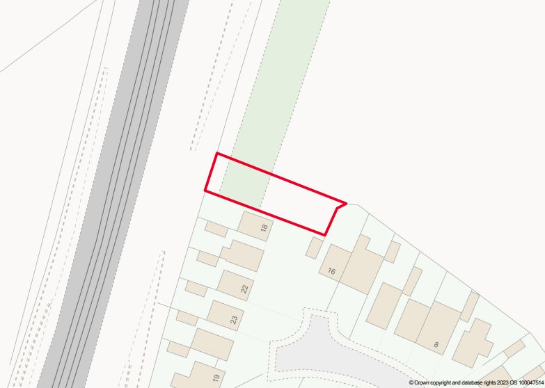 Freehold land extending to approx. 0.07 acres (0.02 hectares) or thereabouts.