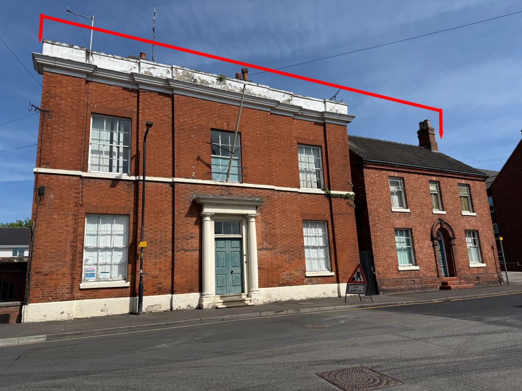 Grade II Listed former police station comprising two inter-linked buildings, a range of outbuildings and car parking in Uttoxeter