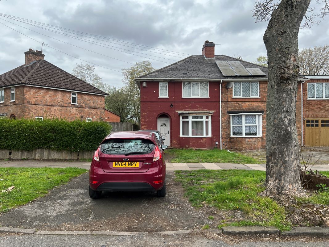 2 bedroom semi detached property in Stechford. 