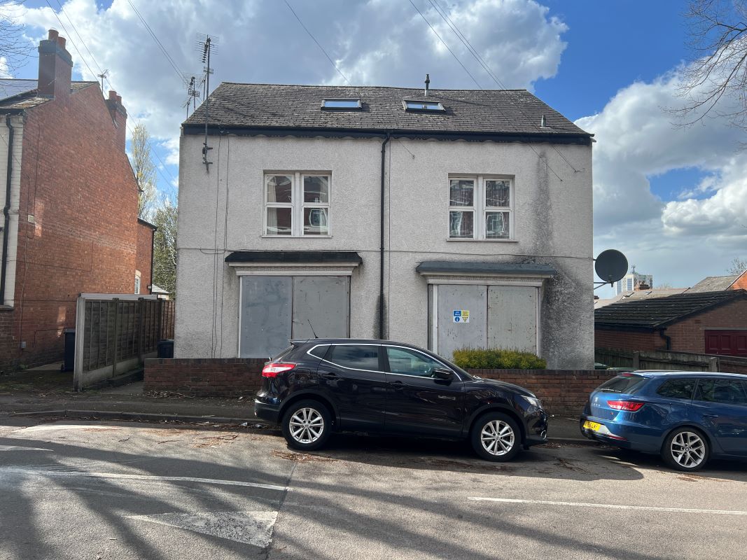 A vacant detached property converted into five self contained flats