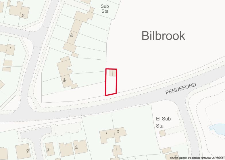 Freehold land with single lock-up garage in Codsall, Wolverhampton