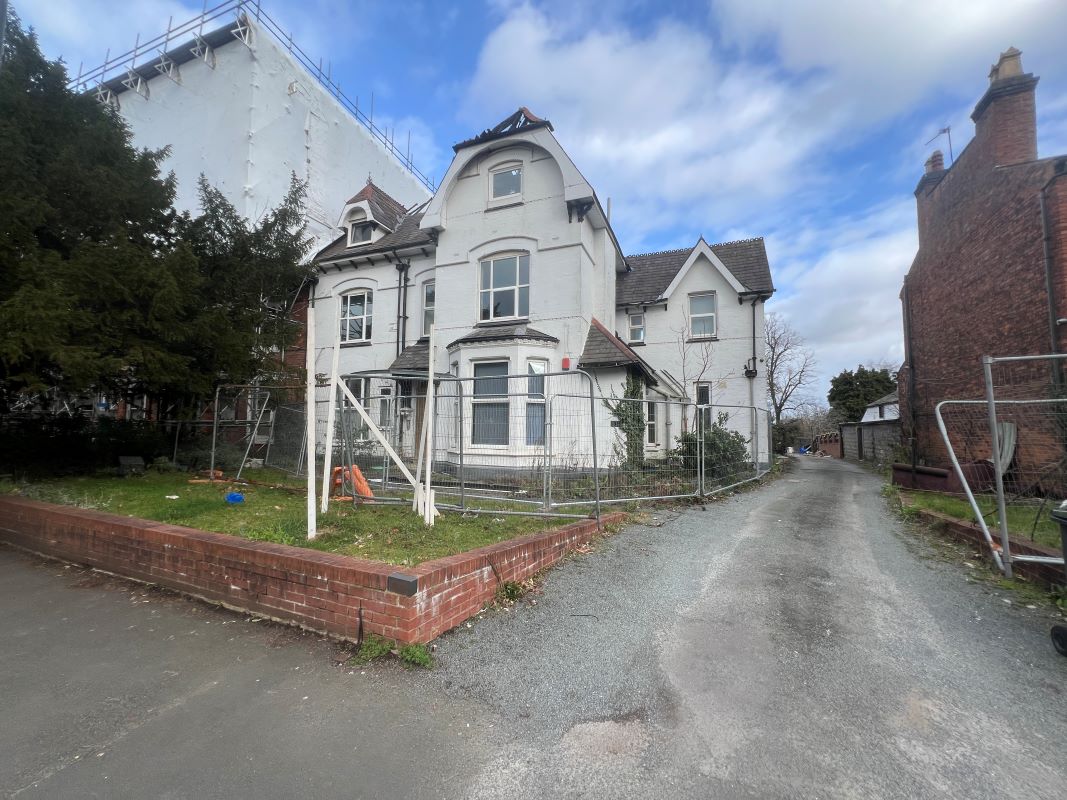 A substantial  detached property, converted into 7 self-contained flats in Birmingham