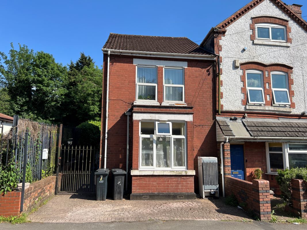 An end terraced property converted into two self-contained flats in Dudley