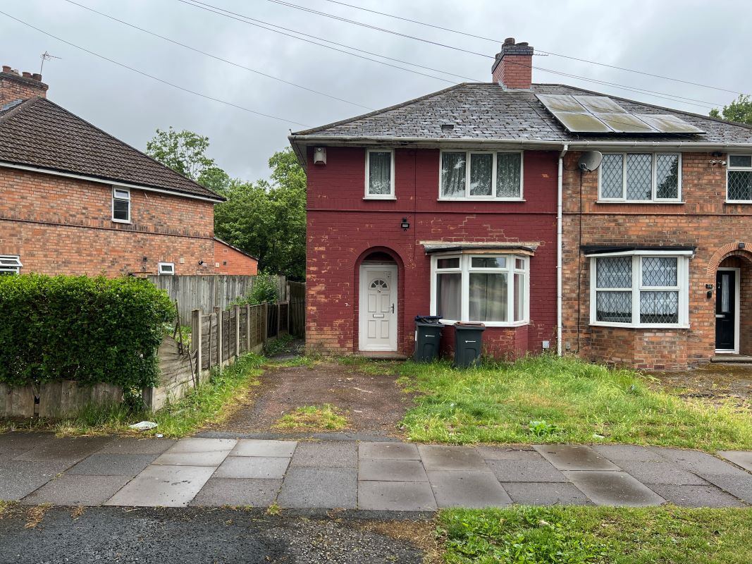 2 bedroom semi detached property in Stechford. 