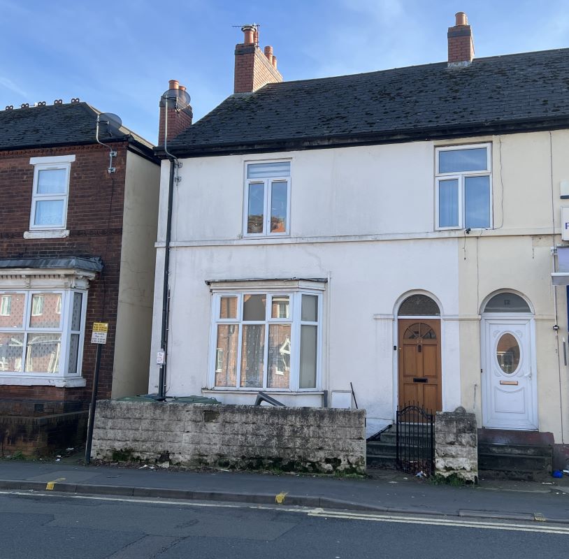 A semi detached house, converted into two self-contained flats in Willenhall