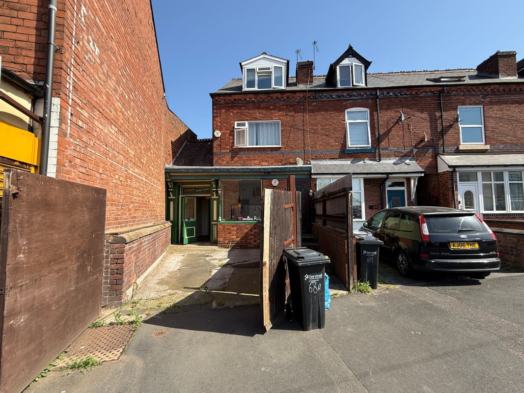 A vacant freehold retail property with self contained flat investment above in Bearwood