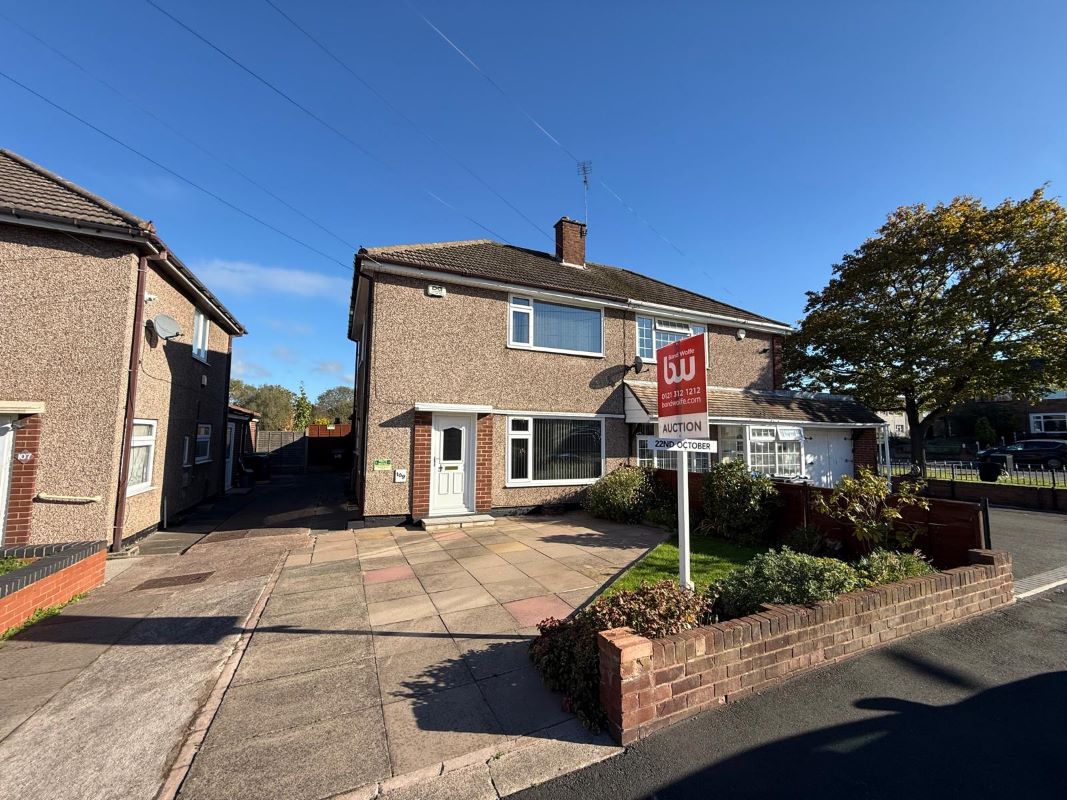 2 bedroom semi detached property in Wednesbury 