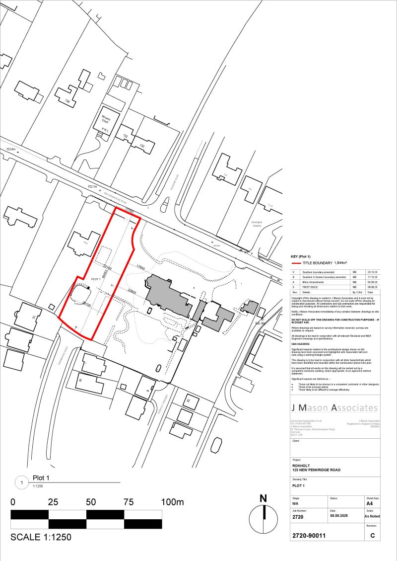 Plot 1, Rokholt,, 123 New Penkridge Road, Cannock, Staffs, WS11 1HN