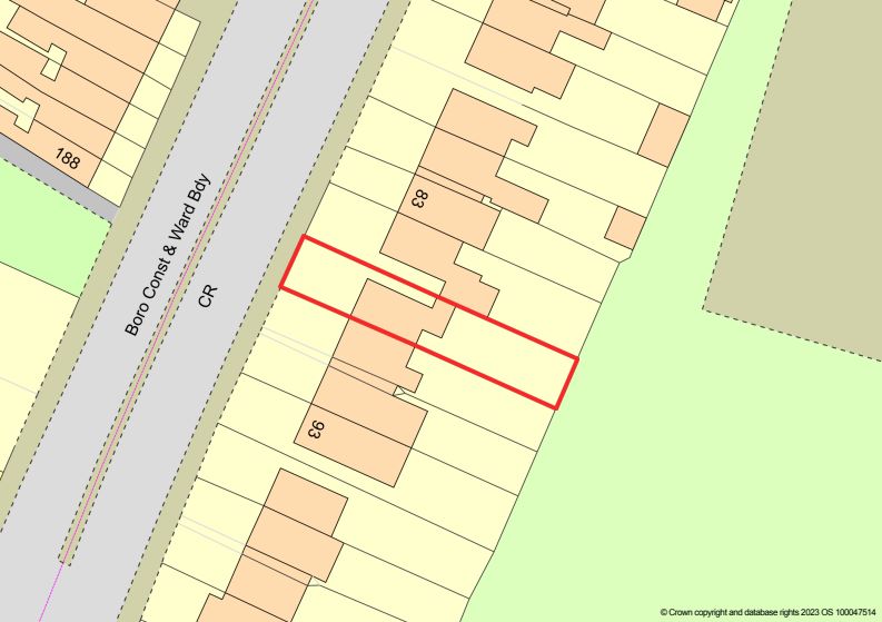 Freehold End Terraced House With Two Bedrooms