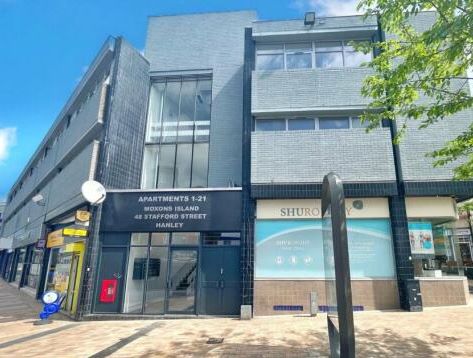 Flat 17 Moxons Island, 48 Stafford Street, Stoke, Staffordshire, ST1 1JB