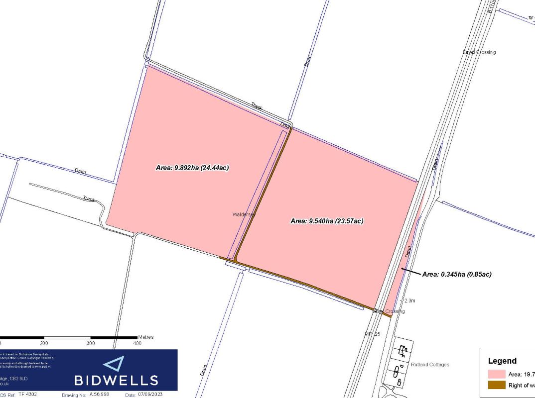 48.86 acres land off the B1101, Coldham, Wisbech, Cambridgeshire, PE14 0NF