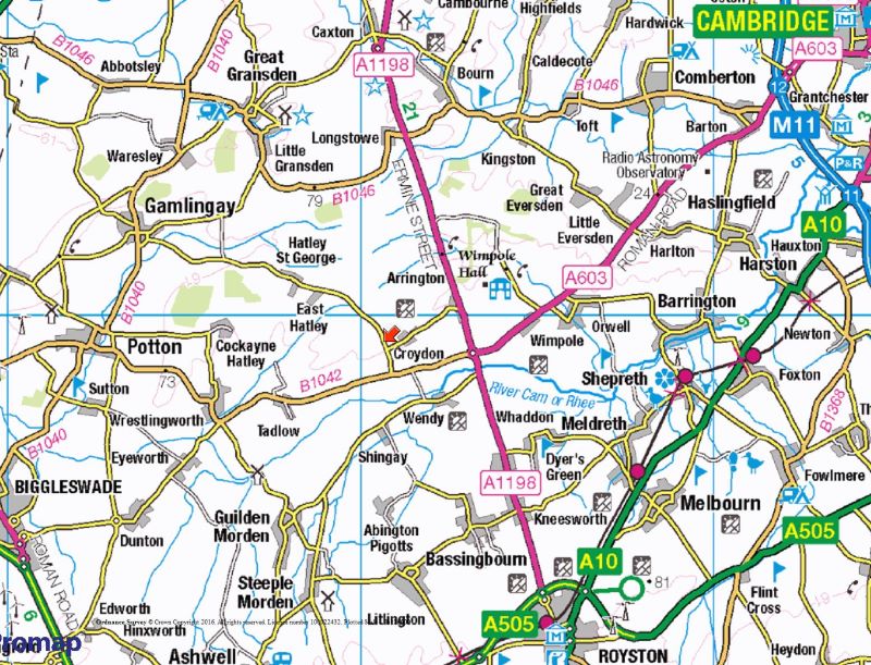 0.81 acre woodland at Croydon Hill, Croydon, Royston, Hertfordshire, SG8 0DZ