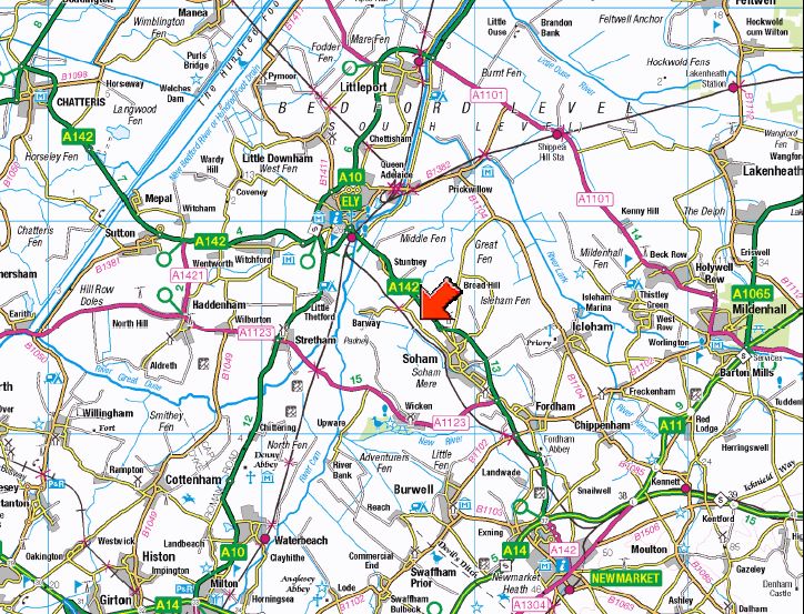 40.82 acres of arable land at Barway Fen, Soham, Ely, Cambridgeshire ...