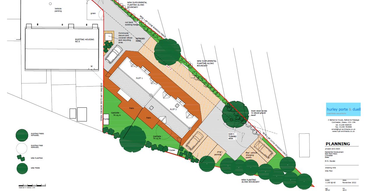 Land To the Rear of 29-45, Greenstead Road, Colchester, Essex, CO1 2WF