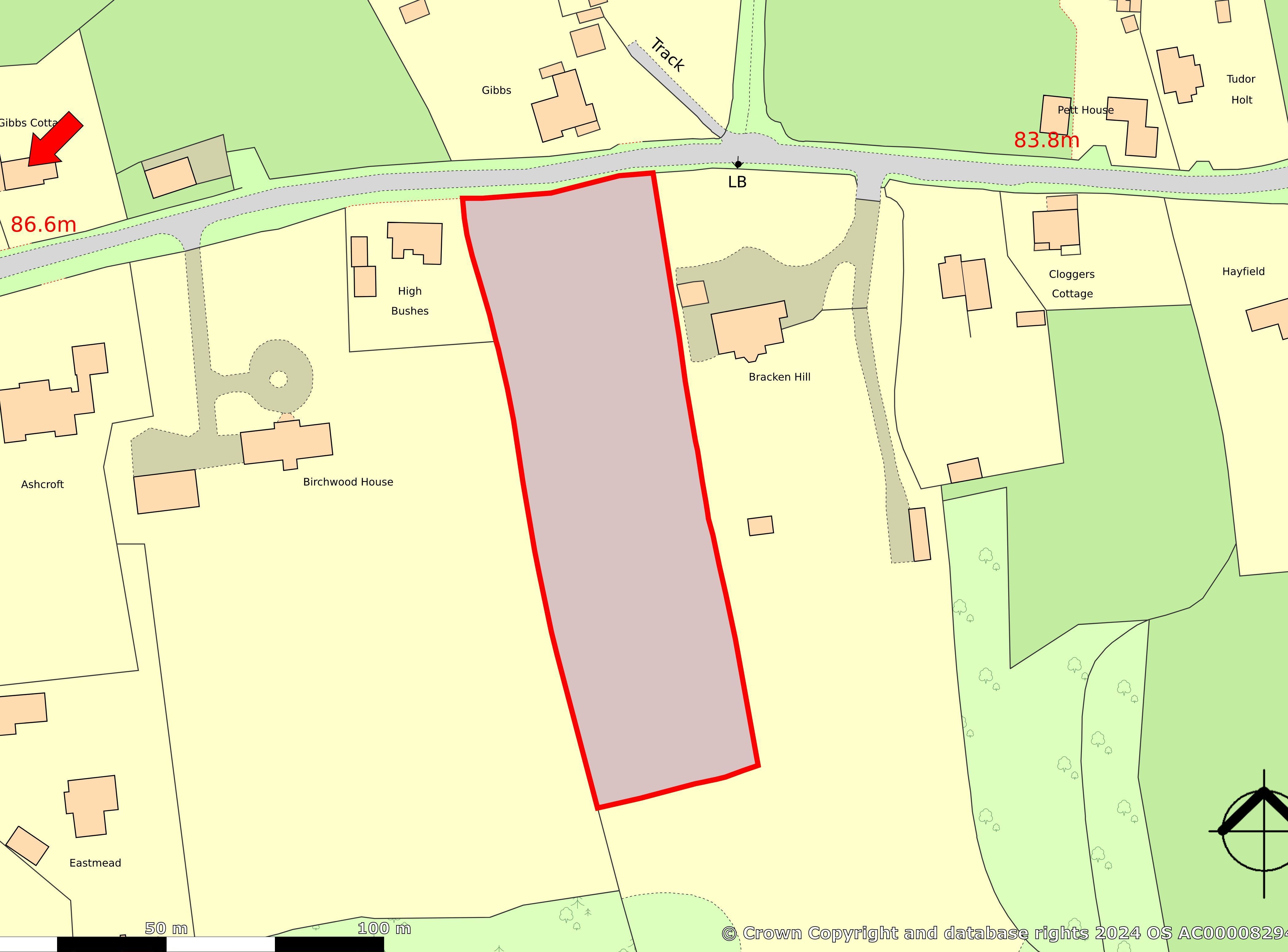 Land on the east side of High Bushes, Spring Elms Lane, Little Baddow, Essex, CM3 4SG